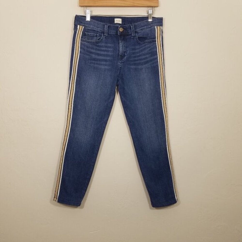 Sneak Peek Crop Stretch Jeans Blue Size 9/29